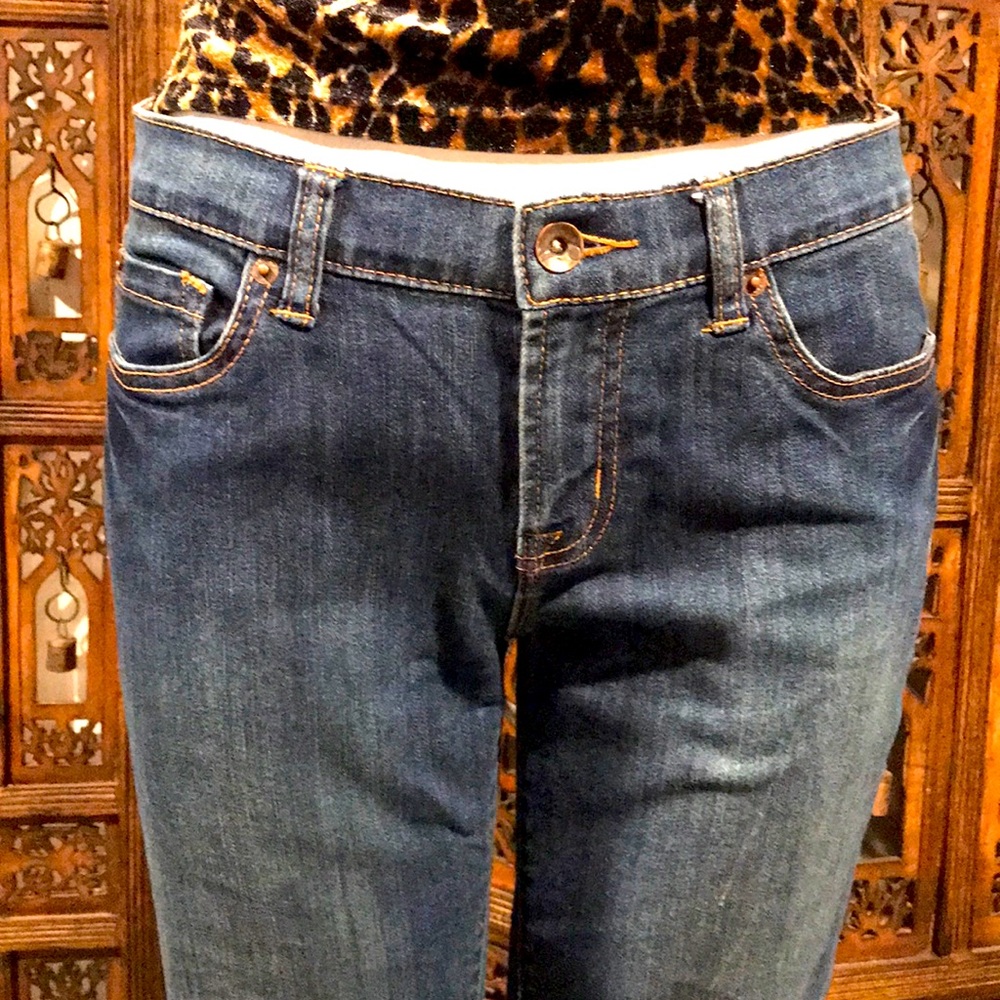 Dark Wash Straight Leg Jeans